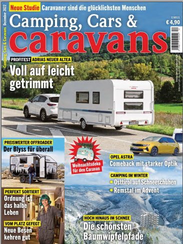 Camping, Cars & Caravans – Dezember 2022