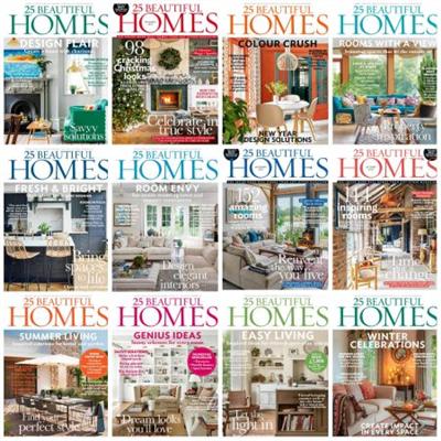 25 Beautiful Homes   2022 Full Year Issues Collection