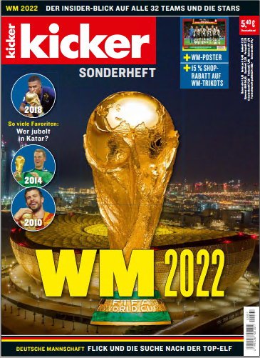 Kicker Sonderheft Magazin – 08. November 2022