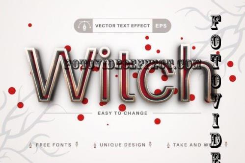 Witch - Editable Text Effect - 10846803