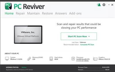 ReviverSoft PC Reviver 3.16.0.54 Multilingual Portable