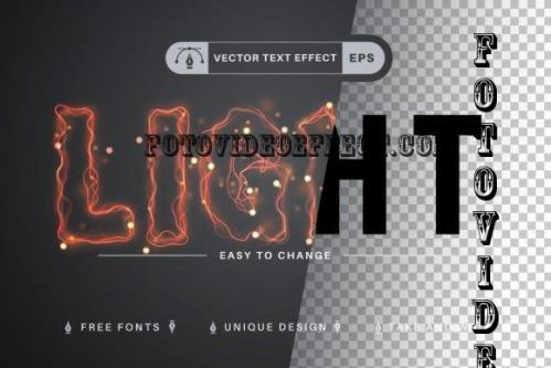 Red Glow - Editable Text Effect - 10850369