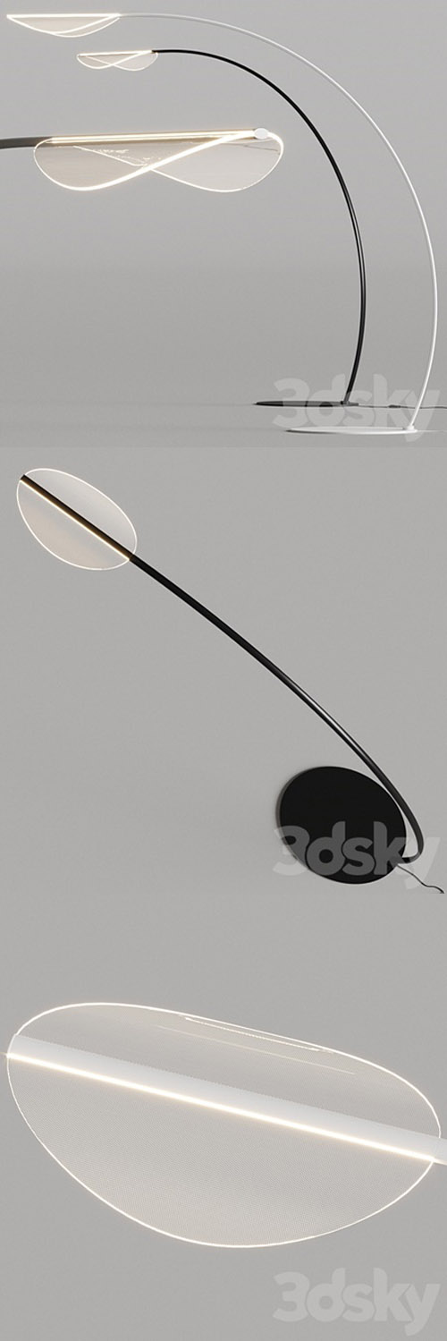 Linea Light Stilnovo Diphy Floor Lamp 3D Models