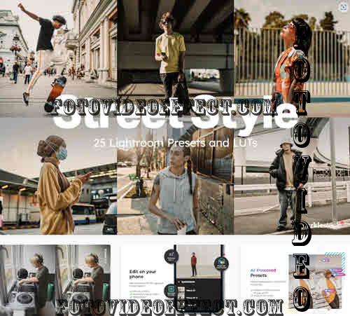 25 Street Style Lightroom Presets and LUTs - 10864224