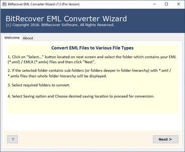 BitRecover EML Converter Wizard 10.2 Portable