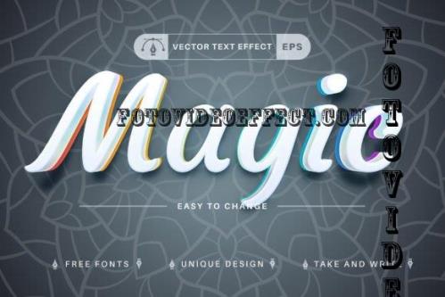 Magic - Editable Text Effect - 10844910