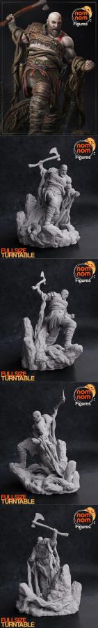 Kratos from God of War 3D Print