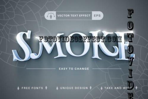 Smoke - Editable Text Effect - 10344563