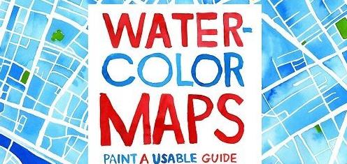 WATERCOLOR mapmaking Paint a usable GUIDE of a city or place!