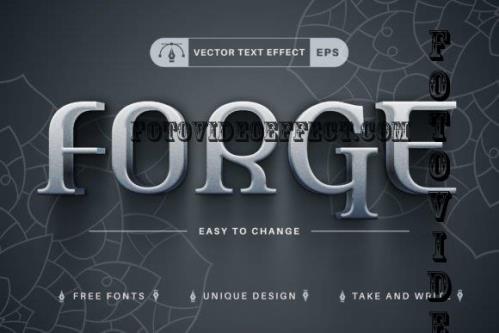 Forge - Editable Text Effect - 10341308