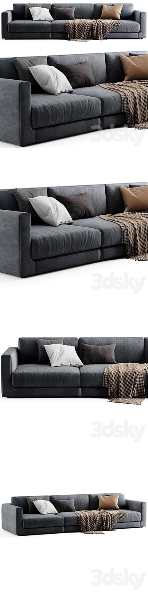 Poliform bristol sofa 3D Models