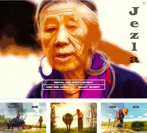 Digital Art Photo Effect - LS4KRJQ