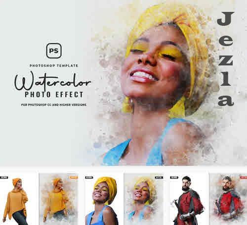 Watercolor Effect Photoshop - GBNAVKA