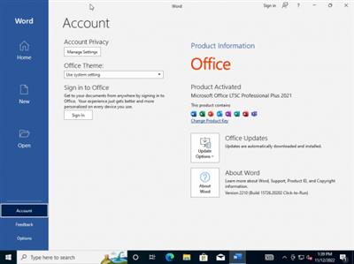 Windows 10 Pro 22H2 build 19045.2251 With Office 2021 Pro Plus Multilingual  Preactivated