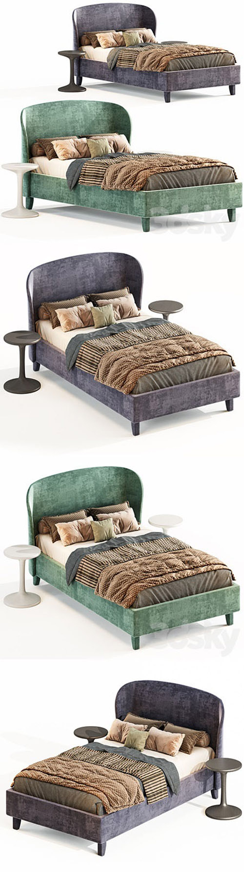 SINGLE BED CARNABY 3D Models