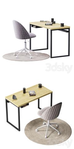 Jysk Chair Kokkedal Table Aabenraa 3D Models