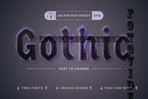 Gothic - Editable Text Effect, Font - 10878735