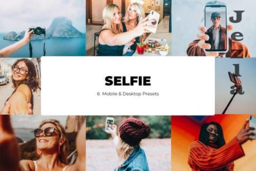 6 Selfie Lightroom Presets - Mobile & Desktop
