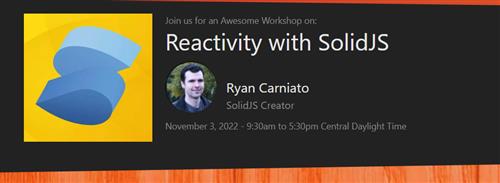 Frontend Master - Reactivity with SolidJS