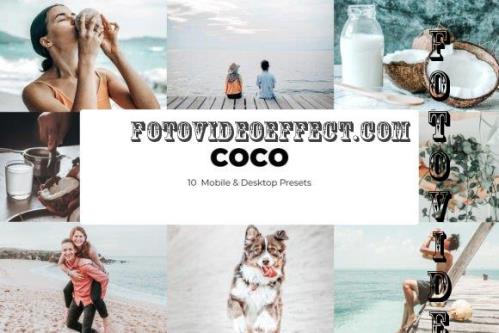 10 Coco Lightroom Presets - Mobile & Desktop