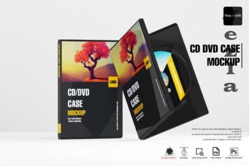 CD DVD Case Mockup