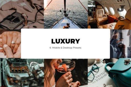6 Luxury Lightroom Presets - Mobile & Desktop