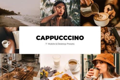 7 Cappuccino Lightroom Presets - Mobile & Desktop