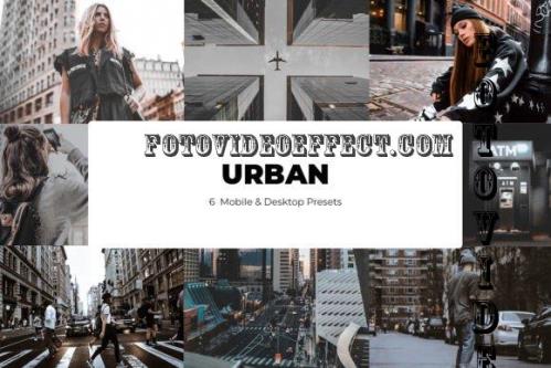 6 Urban Lightroom Presets - Mobile & Desktop