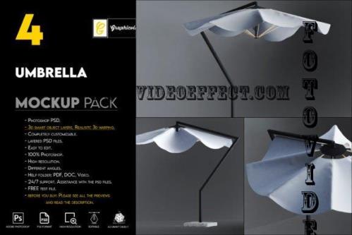 Umbrella Mockup - 7466079