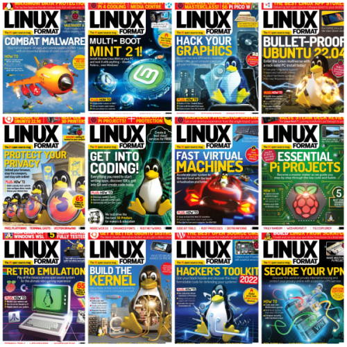 Картинка Linux Format UK - 2022 Full Year Issues Collection