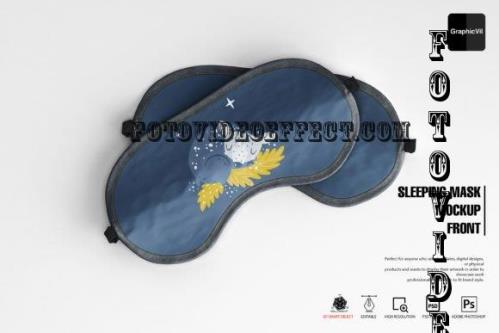 Sleeping Mask Mockup Front