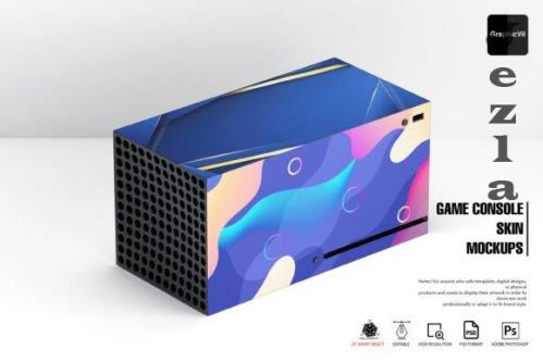 Game Console Skin Mockups
