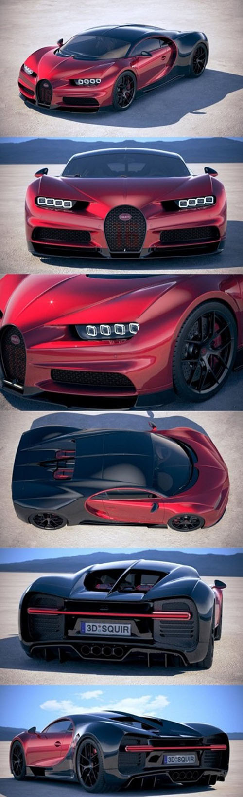 Bugatti Chiron Sport 2019 3D Models