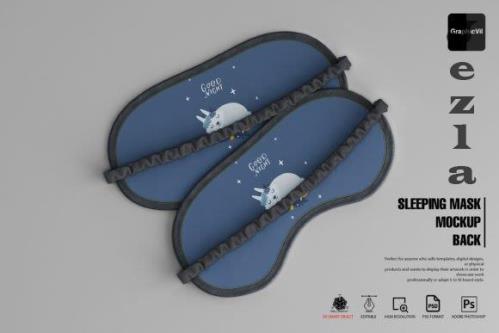 Sleeping Mask Mockup Back