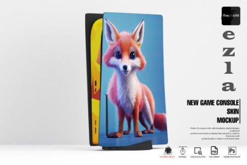 New Game Console Skin Mockup