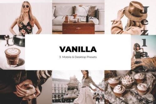 3 Vanilla Lightroom Presets - Mobile & Desktop