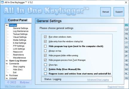 Relytec All In One Keylogger 5.3 Multilingual