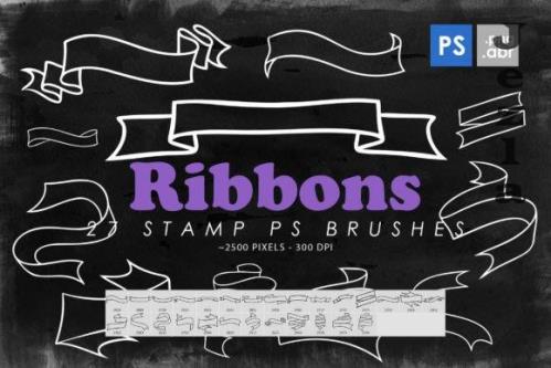 27 Flags & Fibbons Photoshop Brushes
