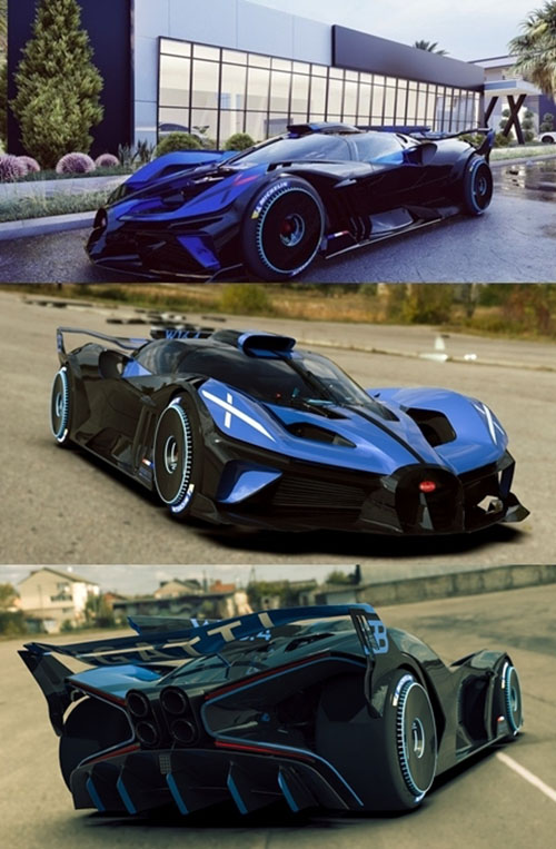 Bugatti Bolide for Lumion 10-11 3D Models