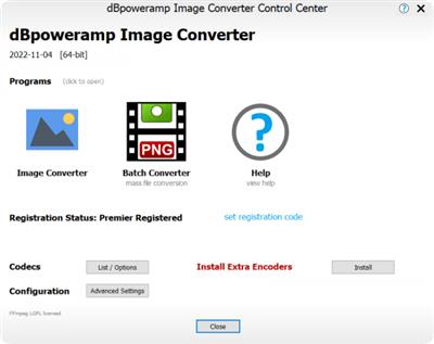 dBpoweramp Image Converter Premier  R2022.11.04