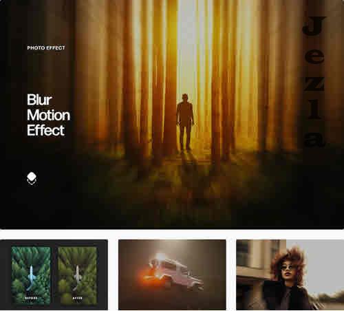Blur Motion Photo Effect - 10862328