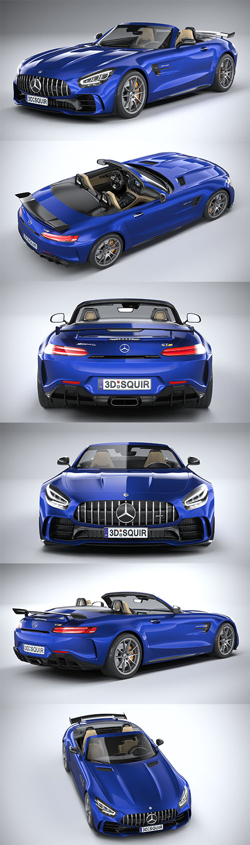 Mercedes-Benz AMG GT R Roadster 2020 3D Models