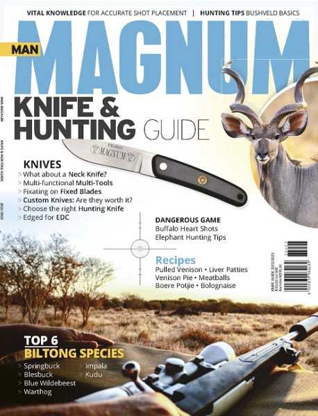 Man Magnum Knife & Hunting Guide 2022/2023
