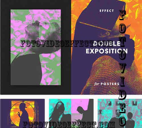 Double Exposition Poster Effect - 10862186