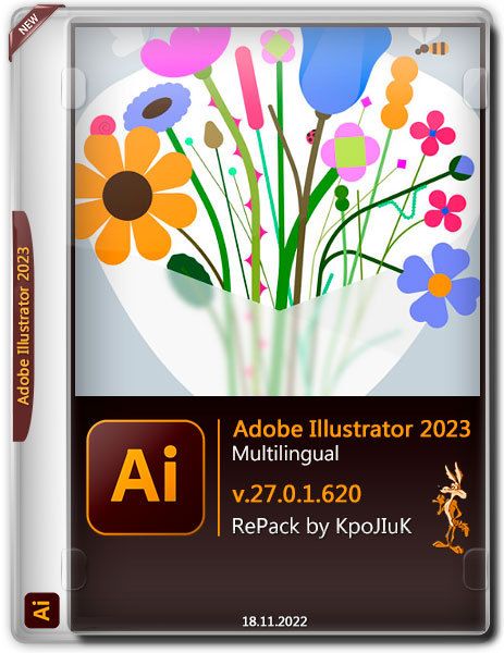 Adobe Illustrator 2023 v.27.0.1.620 RePack by KpoJIuK (MULTi/RUS/2022)