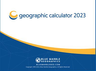 Blue Marble Geographic Calculator 2023 Build 1071  (x64)