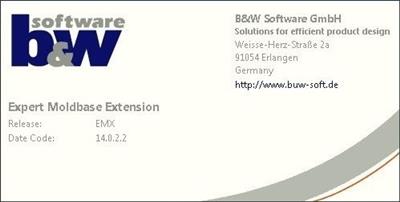 BUW EMX (Expert Moldbase Extentions) 14.0.2.2 for Creo 8.0  Multilingual