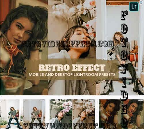 Retro Effect Lightroom Presets Dekstop and Mobile