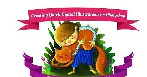 Creating Quick Digital Illustrations on Photoshop (Even Without a Graphics Tablet)