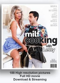 MatureNL – Letty ​- Toyboy cook fucking his hot Stepmilf Letty in the livingroom